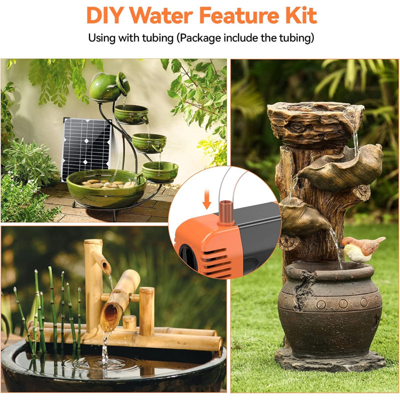 12W Solar Submersible Fountain Pump
