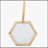 Harlan Hexagon Mirror, a Stylish and Versatile Wall Mirror for Your Home-824646829