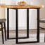 Plateau de table en bois d'acacia massif naturel vidaXL