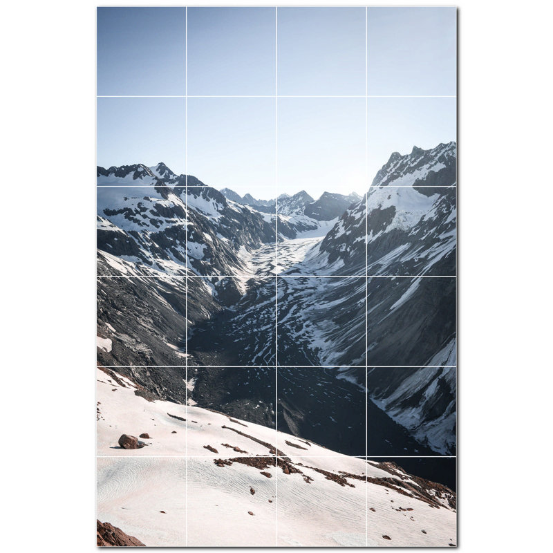 Murale décorative en céramique 4,25 po x 4,25 po