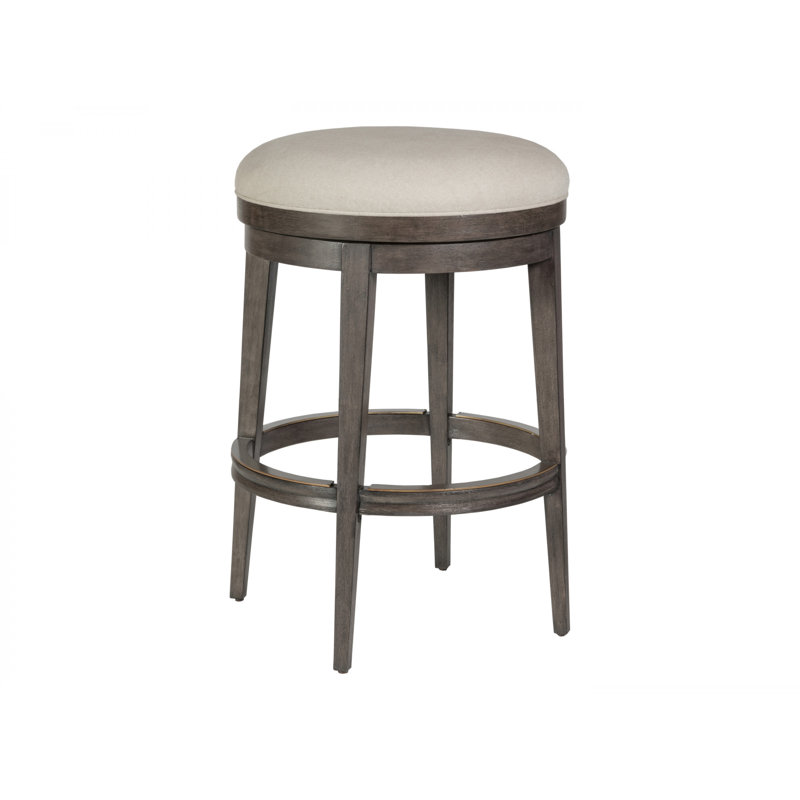 Cohesion Swivel Upholstered Counter Stool, Counter Stool (24.75” Seat Height), Antico