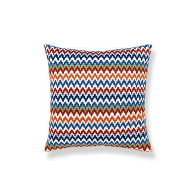 RAINBOW MOUNTAIN CREWEL PILLOW