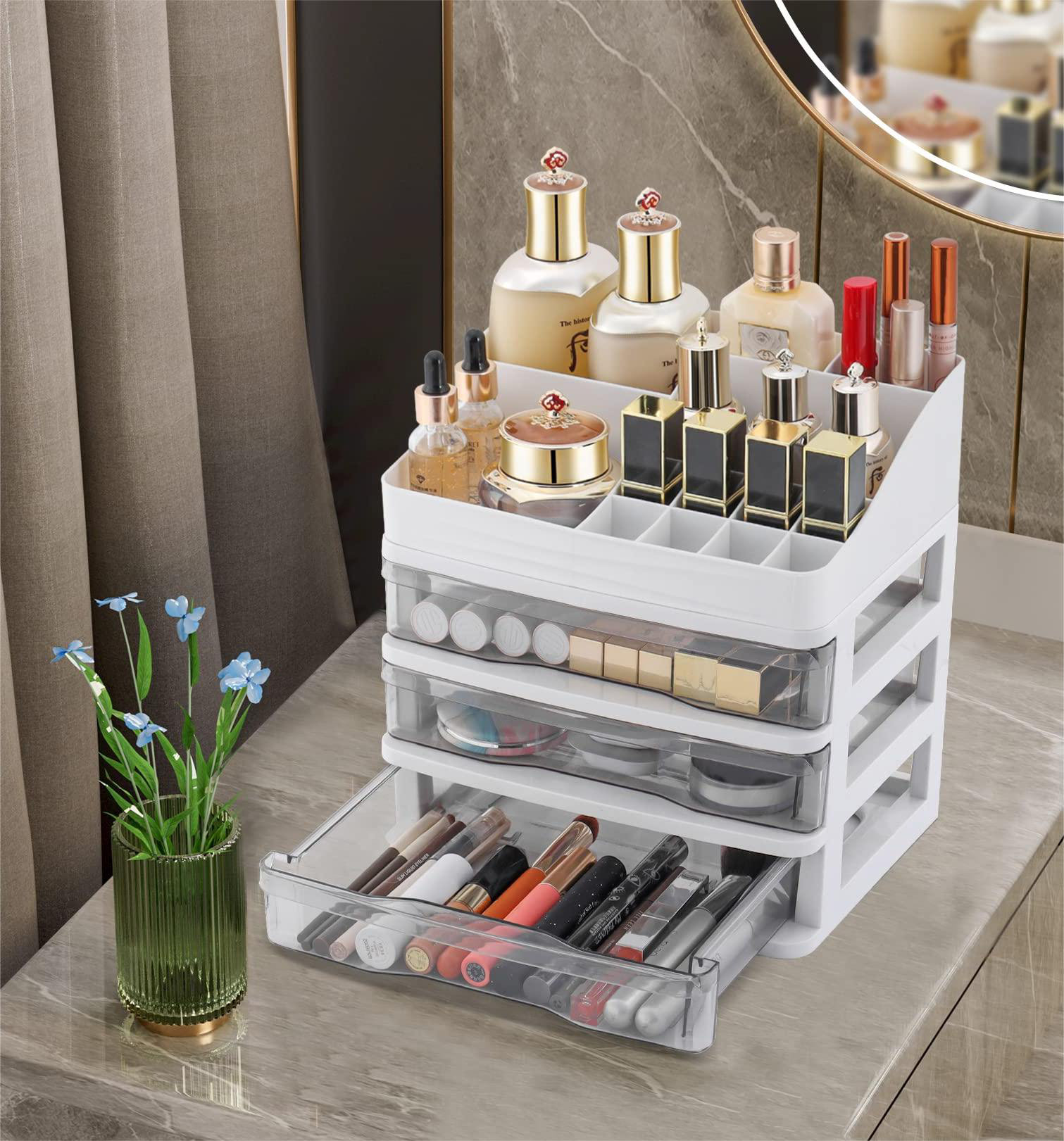 Plastic Makeup Organizer