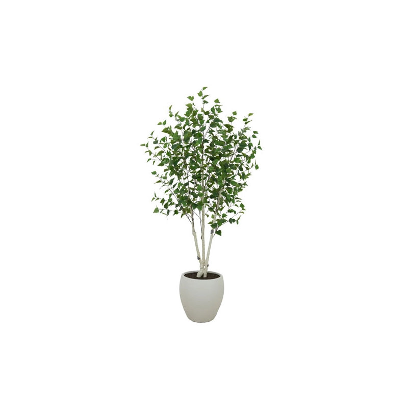 7' Artificial Birch Tree in Pot