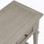 Console de style rétro classique avec trois tiroirs supérieurs et une tablette inférieure de style ouvert, facile à assembler (gris délavé)-164556039