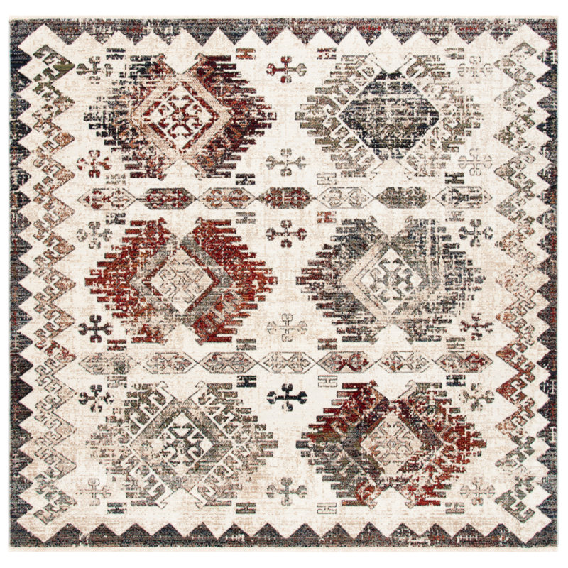 Killebrew 300 Performance Southwestern Rug, Square 6'7"