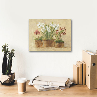 «August Orchid Garden Orchid And Narcissus» par Cheri Blum, art mural August Grove®