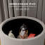 Table basse avec repose-pieds HOMcom