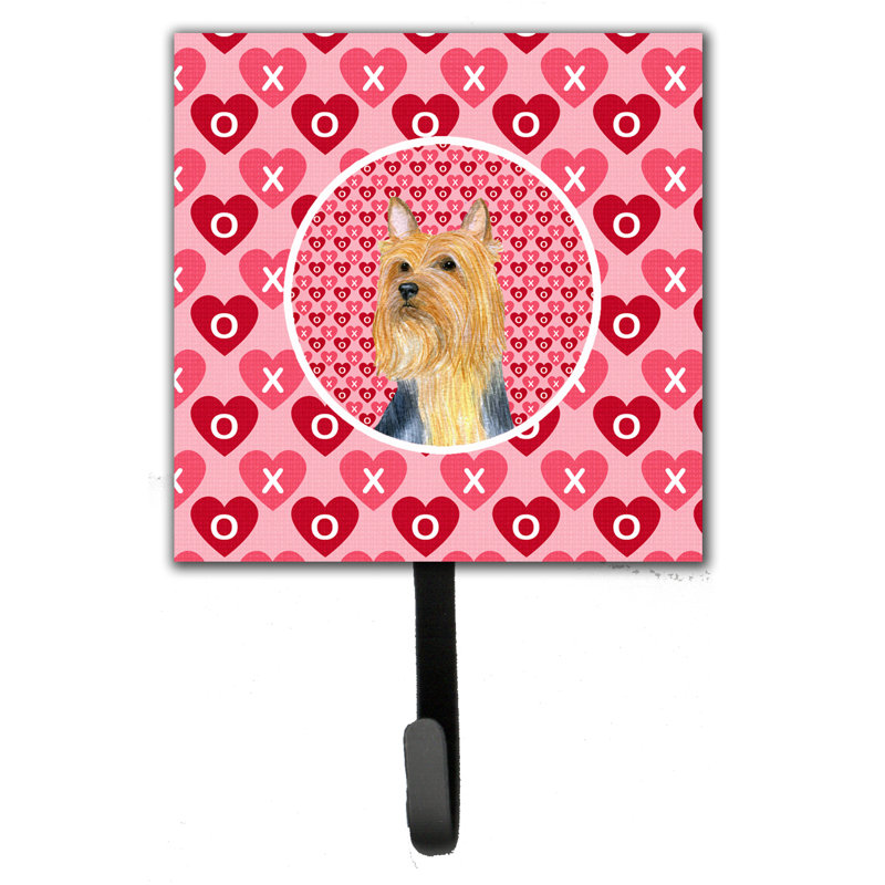 Porte-laisse et crochet mural Silky Terrier
