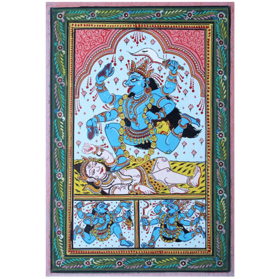 Déesse Kali | Paata, peinture de l'Orissa