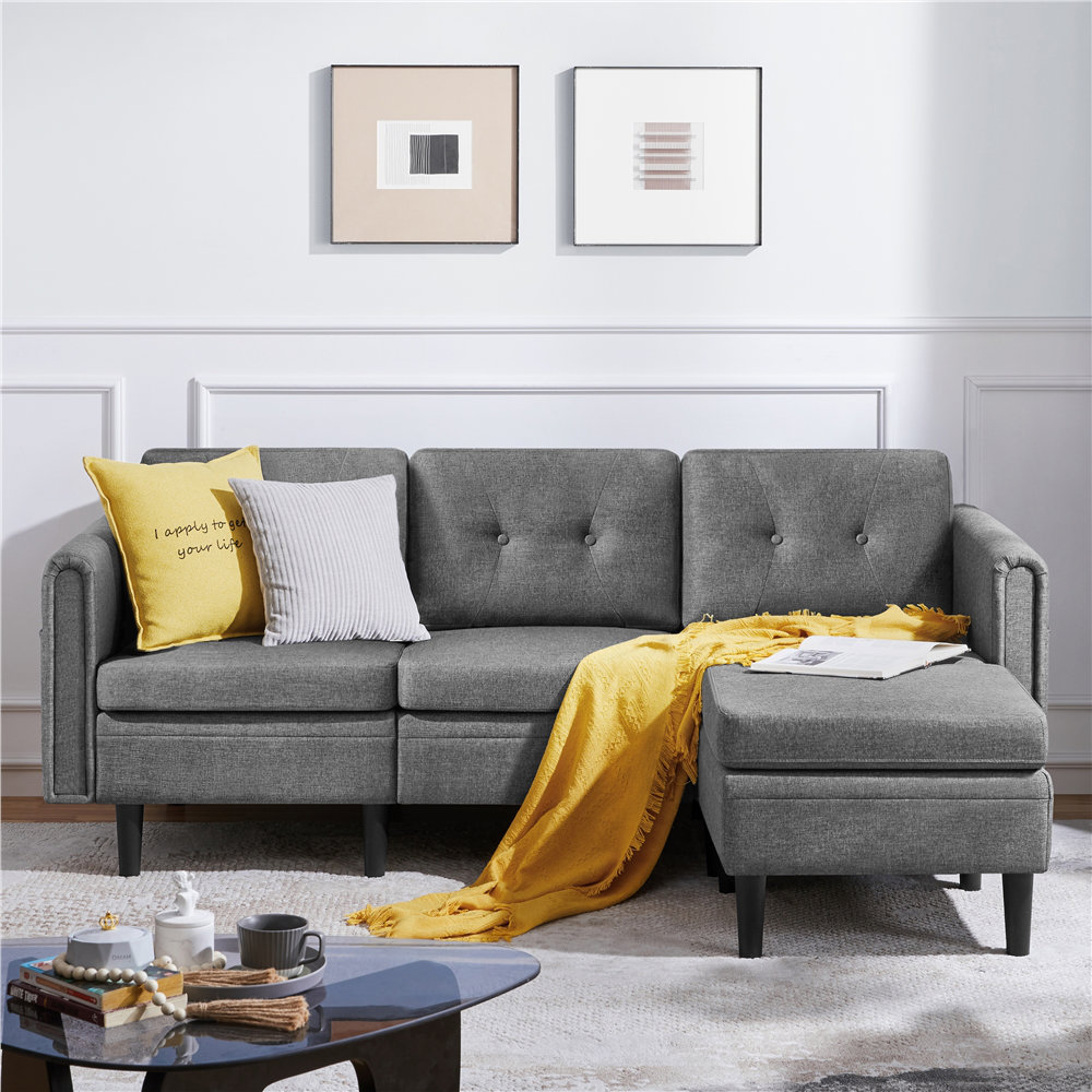 3 Seater Upholstered Sofa