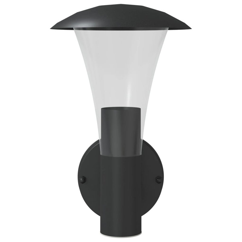 Darry Plug-in 1 Light Outdoor Wall Light, Black