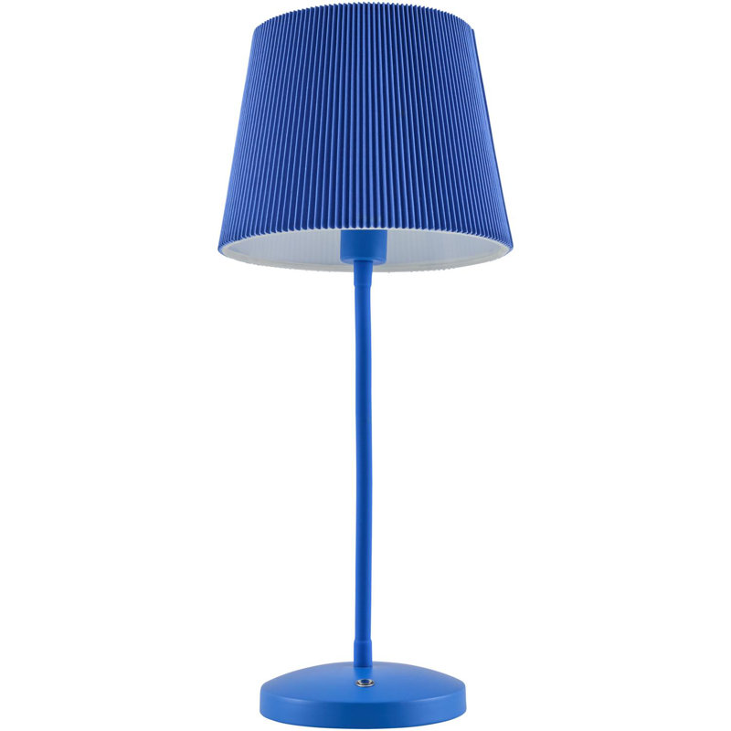 Wilcher Table Lamp, Blue, Blue