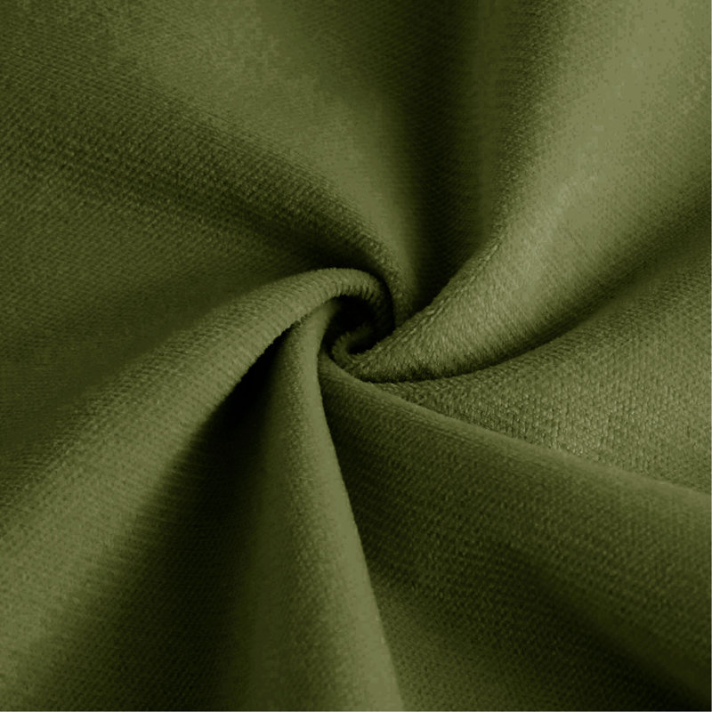 Canapé modulaire en L en forme de L, canapé-lit modulaire convertible à 4 places pour le salon, coussins de canapé d'angle rembourrés en velours moderne, coussins décoratifs et accoudoirs Blostered, vert olive