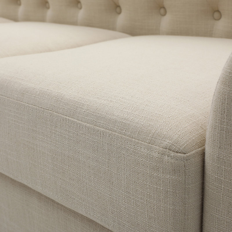 Canapé Aimo, Polyester beige