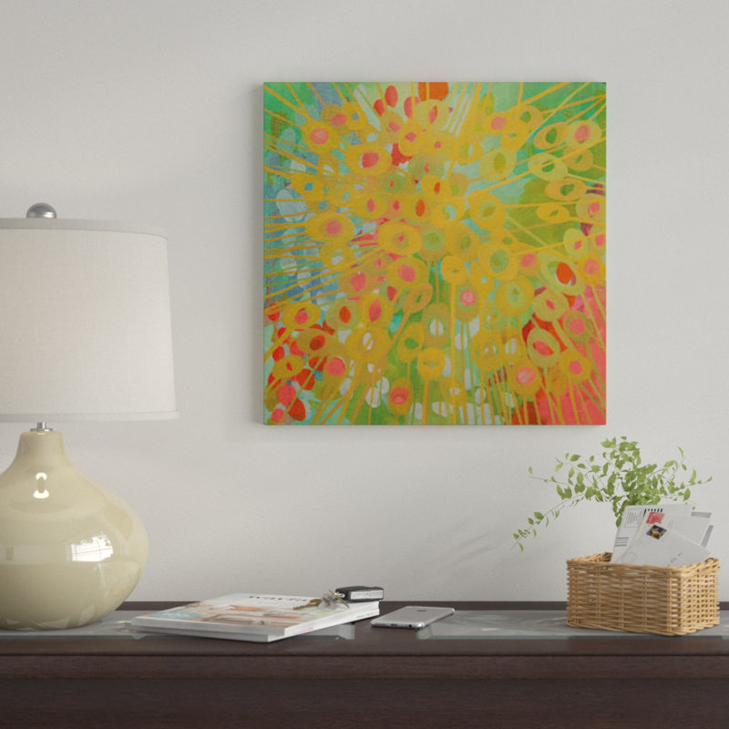 "the de style" , impression sur toile tendue, H 12 po x l 12 po x P 0,75 po, Pas de tapis, Toile tendue