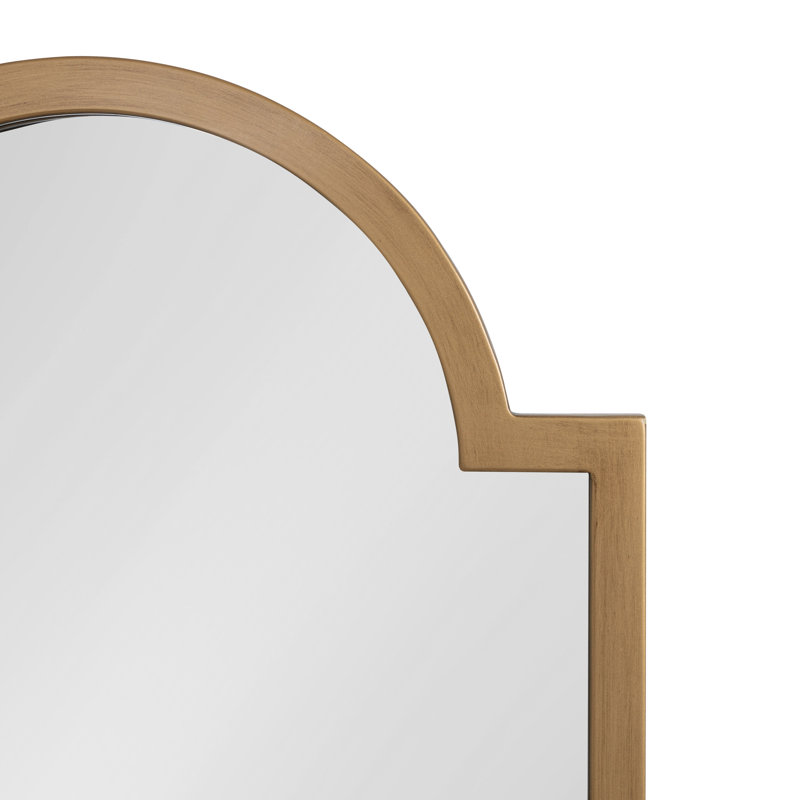Taylor Engineered Wood Flat Mirror, Gold