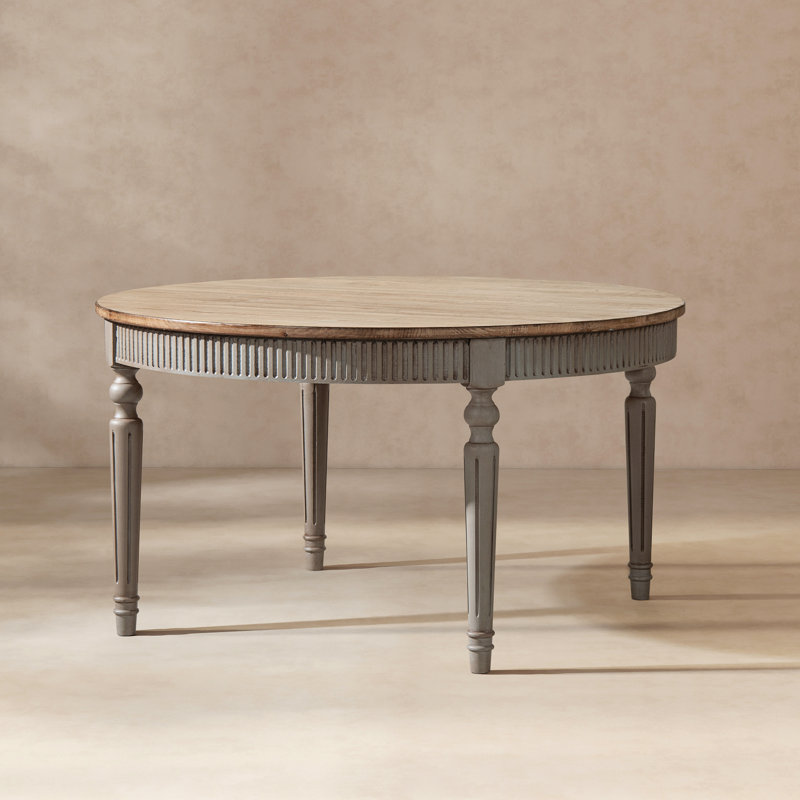 Imarah 55" Reclaimed Wood Round Dining Table