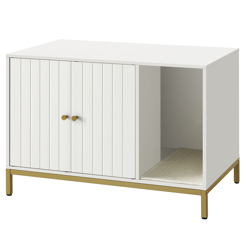 Litter Box Enclosure, White