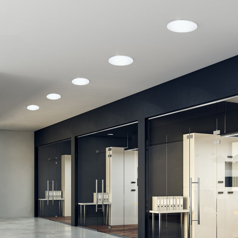 Alongi LED Flush Mount, 33cm H x 39cm W x 4.1cm D