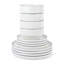Waterside 12pc Stackable Colour Rim Porcelain Dinner Set-124792280