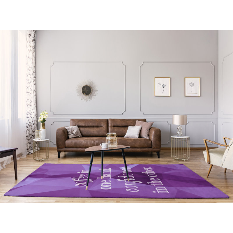 Tapis à café en faux vinyle, Rectangle 5 pi x 7 pi