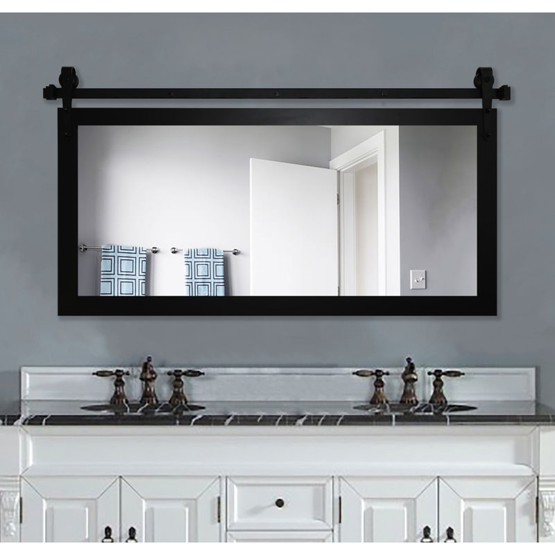 Lanphear Flat Wall Mirror, 31" H x 56" W