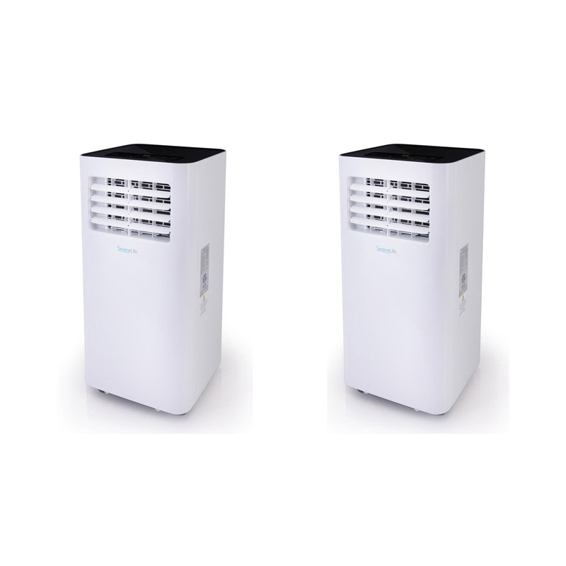 SereneLife 10000 BTU Portable Air Conditioner for 300 Square Feet with Heater and Remote Included