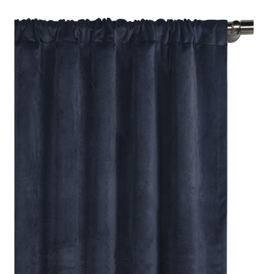 Nellis Plush Velvet Room Darkening Curtain