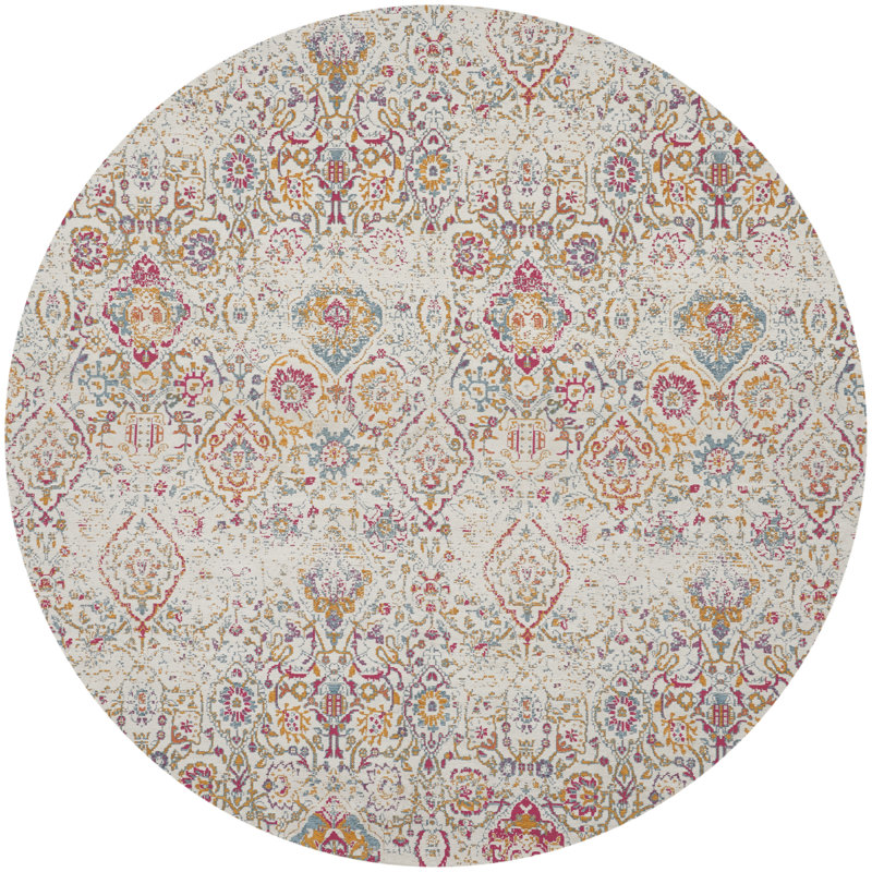 Tapis ivoire Gwenn, Rond 8 pi