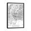 « albuquerque minimal urban blueprint map », impression sur toile-33088157-72239025-72239031