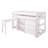 Decimus Kids Twin Loft Bed with Drawers-12909116