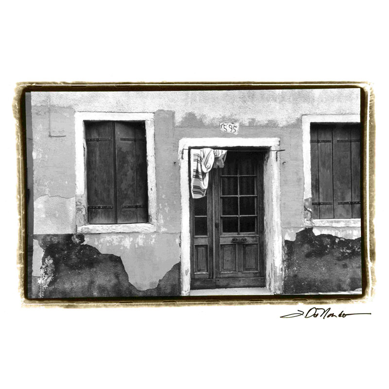 Les portes de Venise VII, H 8 po x l 12 po