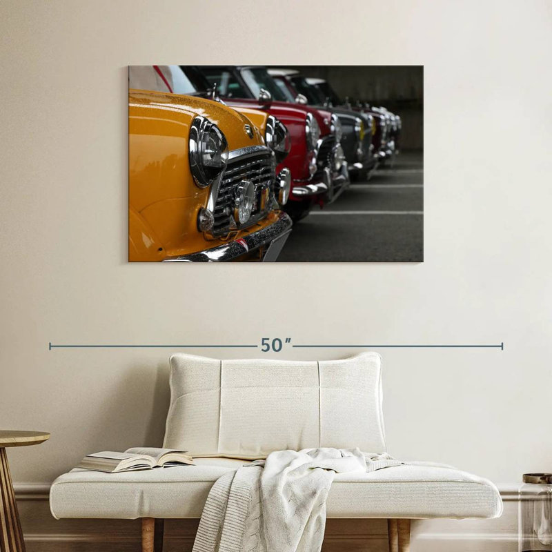 Collection Vintage Mini Cooper, H 30 po x l 45 po