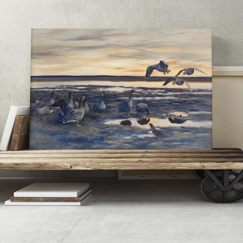 Bruno Liljefors - Wrapped Canvas, 40cm H x 60cm W