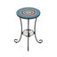 Table d'appoint de patio avec tablette