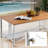 Timberloft 5-Person Outdoor Patio Conversation Set With Sofa Coffee Table Swivel Glider Chairs And 10" Thick Cushions-118782747-118782750