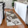 Premium Machine Washable Prisco Brown Rug