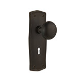 Prairie Plate with Decorative Keyhole and New York Door Knob