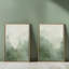 Muted Forest Shadows Set of 2 Canvas Prints in a White Frame, 48" x 32"-1298161144-1298161138