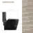 One Piece Toilet,1.1/1.60 GPF Dual-Flush ，Water-Saving Elongated Comfort Height Floor Mounted, Soft Close Seat, 1000 Gram Map Flushing Score Toilet, Matte Black 24T01-MB-121607065