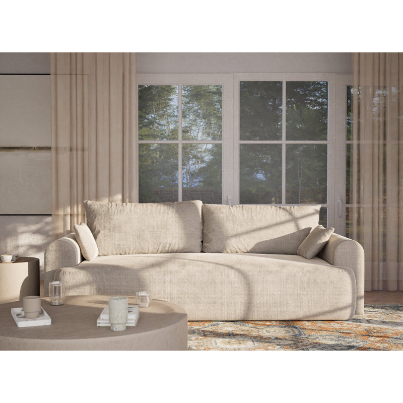 3 Seater Sofa, Cream