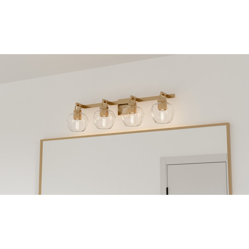 Celina 4-Light Bronze Bath Light, Gold