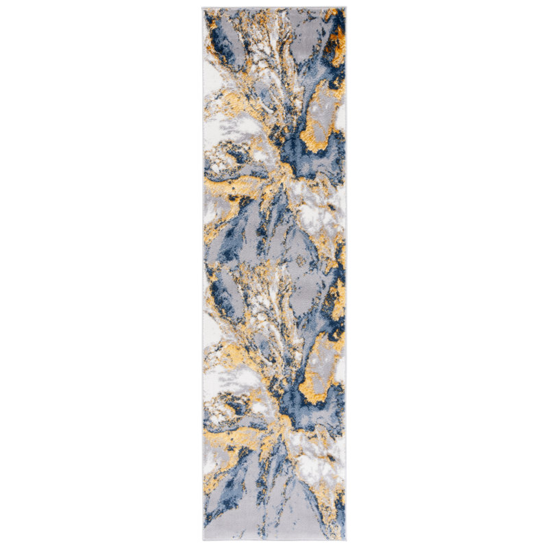 Tapis abstrait Luco Performance Performance, Tapis de couloir 2 pi 2 po x 8 pi