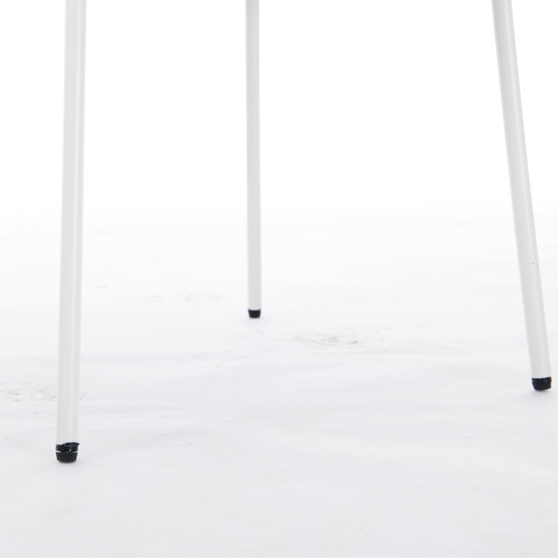 Paire de chaises de salle à manger avec coussins réglables, tissu en laine d'agneau de qualité, support en fer, courbe ergonomique, finition matelassée exquise, stable, respirante 2