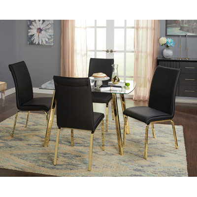 Leia 4 - Person Dining Set by Wrought Studio