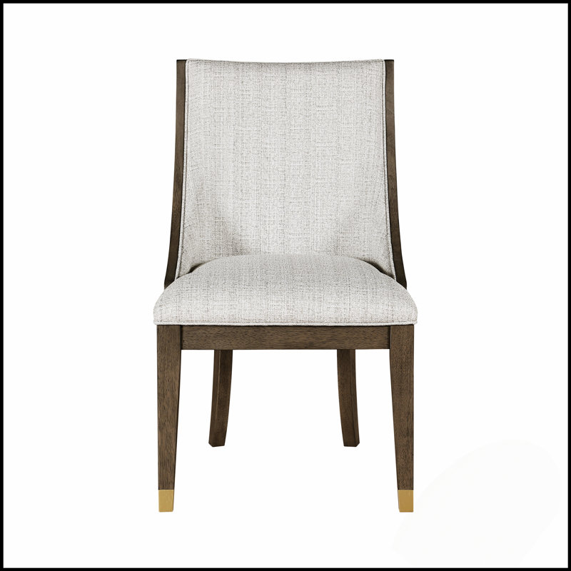 Ensemble de salle à manger 5 pièces Modern Brown Finish Brown avec table d'extension et 4 fauteuils rembourrés