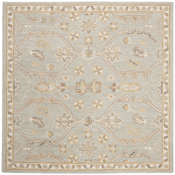 Airlie Oriental Handmade Tufted Wool Area Rug in Slate/Beige & Reviews ...