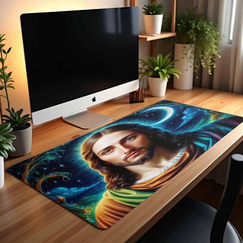 Polyester Desk Pad, 31.5x15.5
