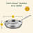 Cuisinart Chef's Classic Stainless Steel Skillet 10 in. Silver-11965812